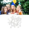 AMOSFUN 1200pcs Number 16 Sequins Confetti Plastic Confetti for 16th Birthday Party Anniversary Decoration(Silver) view 3