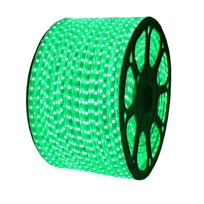 XUNATA AC 110-120V Flexible LED Strip Lights, 60 LEDs/M Waterproof 5050 SMD LED Rope String Light for Party Home Outdoor Indoor Decoration (164ft/50m, Green)
