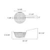 Restaurant Essentials 14" fry basket - x large, comes in each view 2
