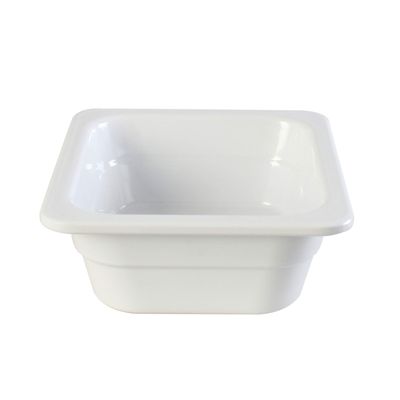 Restaurant Essentials Gastronorm pan melamine container, 1/6 size, 65mm/ 2 1/2" deep, comes in each