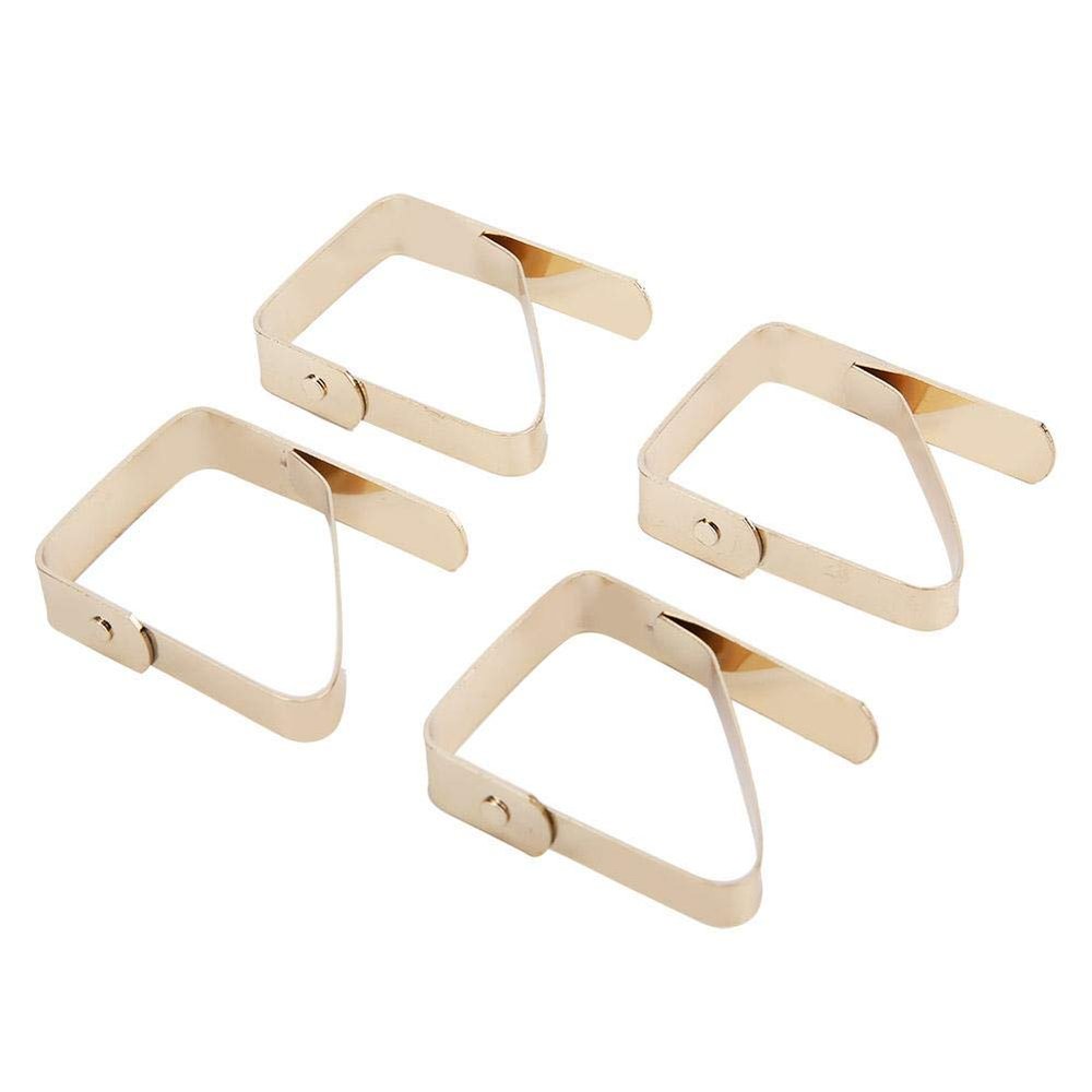 4Pcs Stainless Steel Table Cloth Cover Clips Anti Slip Tablecloth Holder Clamps 5 * 4cm Durable