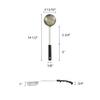 Restaurant Essentials 6 oz portion controllers 1 piece mold, black handle, comes in each view 2