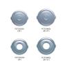 Thunder Group PLTC032GH Trash Can Lid, Round, with Center Opening, Secure snap-on, Plastic, Gray (for PLTC032G) view 4