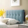Modway Lily Biscuit Tufted Twin Performance Velvet Headboard, Light Blue view 1