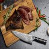 Chef Knife: Best Professional Quality 8 Inch Japanese AUS10 67-Layer High Carbon Damascus Stainless Super Steel Gyuto- Razor Sharp Full Tang Blade w/Hammered Finish & Ergonomic G10 Handle view 2