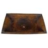Rectangle Under Mount Copper Sink view 1