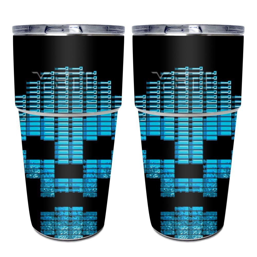 MightySkins Skin Compatible with Yeti Rambler 16 oz. Stackable Pints (2 Pack) - Equalizer | Protective, Durable, and Unique Vinyl Decal wrap Cover | Easy to Apply and Change Styles | Made in The USA