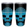 MightySkins Skin Compatible with Yeti Rambler 16 oz. Stackable Pints (2 Pack) - Equalizer | Protective, Durable, and Unique Vinyl Decal wrap Cover | Easy to Apply and Change Styles | Made in The USA view 1