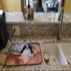 Caroline's Treasures MH1058DDM Japanese Chin Reading in Bed Dish Drying Mat Absorbent Dish Drying Mat Pad for Kitchen Counter Dish Drainer Mat for Countertop, 14 x 21", Multicolor view 2