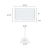 Restaurant Essentials 5.5" x 3.5" table card holder, comes in each view 2