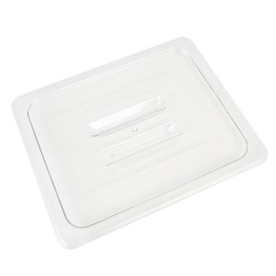 Restaurant Essentials Half size solid cover for polycarbonate food pan, comes in each