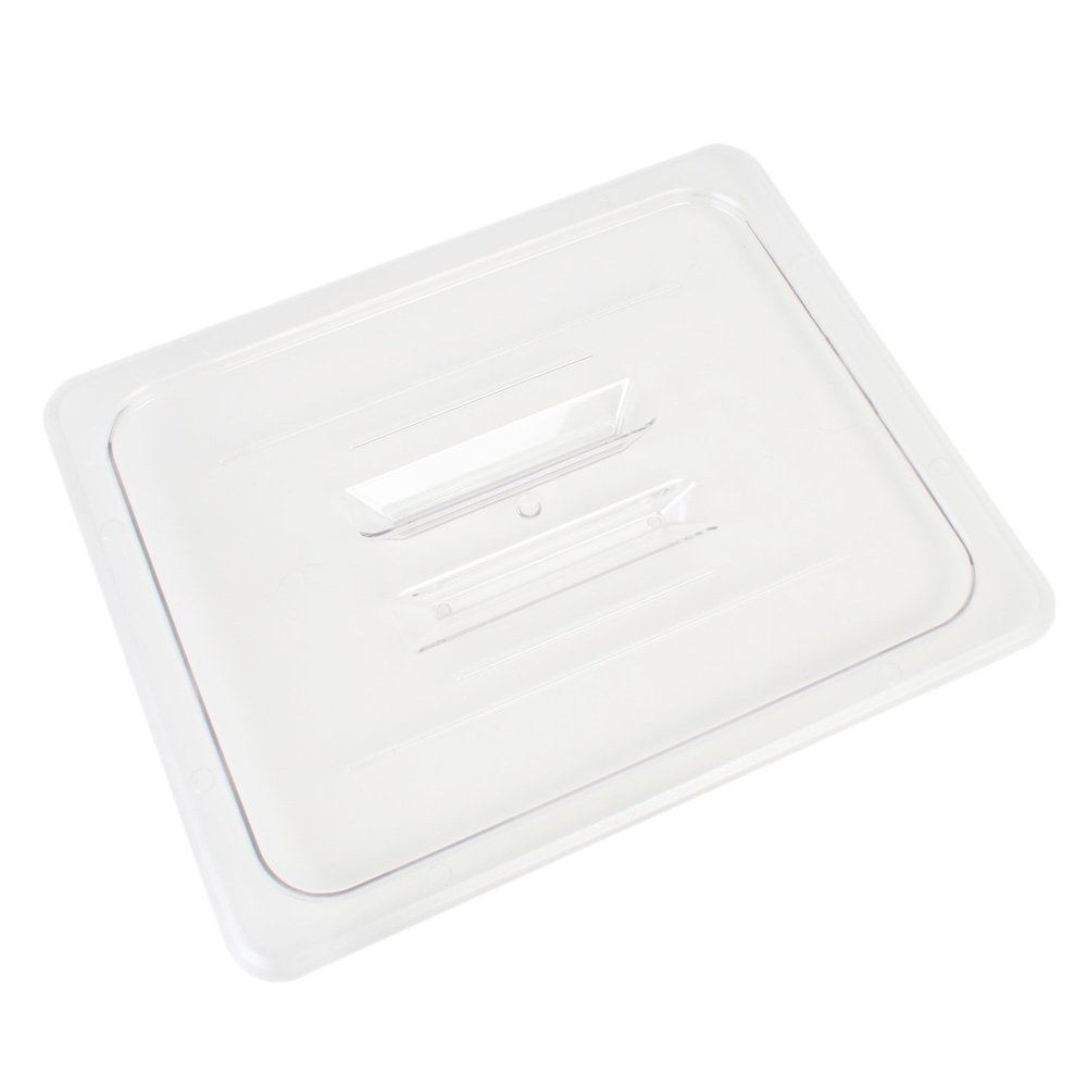 Restaurant Essentials Half size solid cover for polycarbonate food pan, comes in each