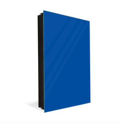Concept Crystal Key Cabinet Storage Box with Frameless Glass White Board K18B Series of Colors