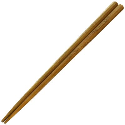 Alpha 905875 Chopsticks, Chestnut, 8.9 inches (22.5 cm), Tip Angle, Octagonal Wood Chopsticks