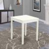 East West Furniture OXDA5-LWH-W 5 Piece Dinette Set for 4 Includes a Square Dining Table and 4 Dining Room Chairs, 36x36 Inch, Linen White view 3