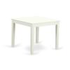 East West Furniture OXDA5-LWH-W 5 Piece Dinette Set for 4 Includes a Square Dining Table and 4 Dining Room Chairs, 36x36 Inch, Linen White view 4