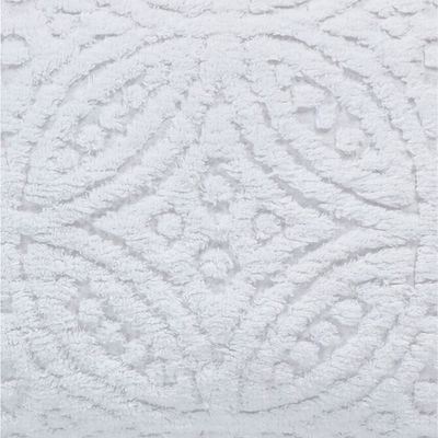 Better Trends 1 Piece Chenille Bedspread Twin Size 100% Cotton Chenille Bedspread All Season Lightweight Bedding Charming Wedding Ring Design Bedroom Dcor White