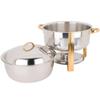 TableTop King 8 Qt. Deluxe Round Gold Accent Soup Chafer view 2
