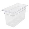 Restaurant Essentials Third size 8 inch deep polycarbonate food pan, comes in each view 1