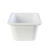 Restaurant Essentials Gastronorm pan melamine container, 1/6 size, 100mm/ 4" deep, comes in each view 1