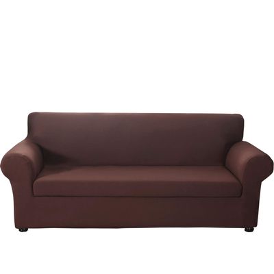 ele ELEOPTION 2 Pieces Microfiber Stretch Couch Slipcover  High Stretch Non-Slip Super Spandex Soft Fabric Sofa Couch Cover Furniture Protector with Kids Pet