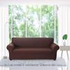 ele ELEOPTION 2 Pieces Microfiber Stretch Couch Slipcover  High Stretch Non-Slip Super Spandex Soft Fabric Sofa Couch Cover Furniture Protector with Kids Pet view 2