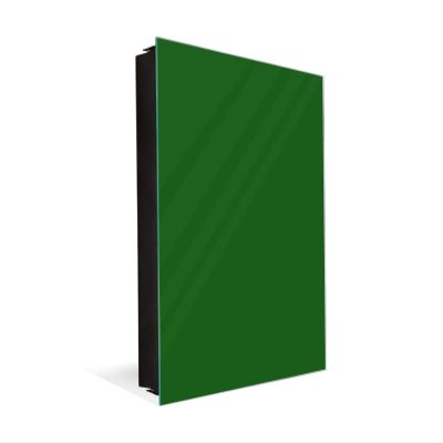 Concept Crystal Key Cabinet Storage Box with Frameless Glass White Board K18B Series of Colors
