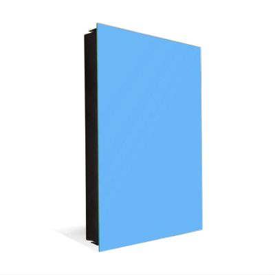 Concept Crystal Key Cabinet Storage Box with Frameless Glass White Board K18B Series of Colors