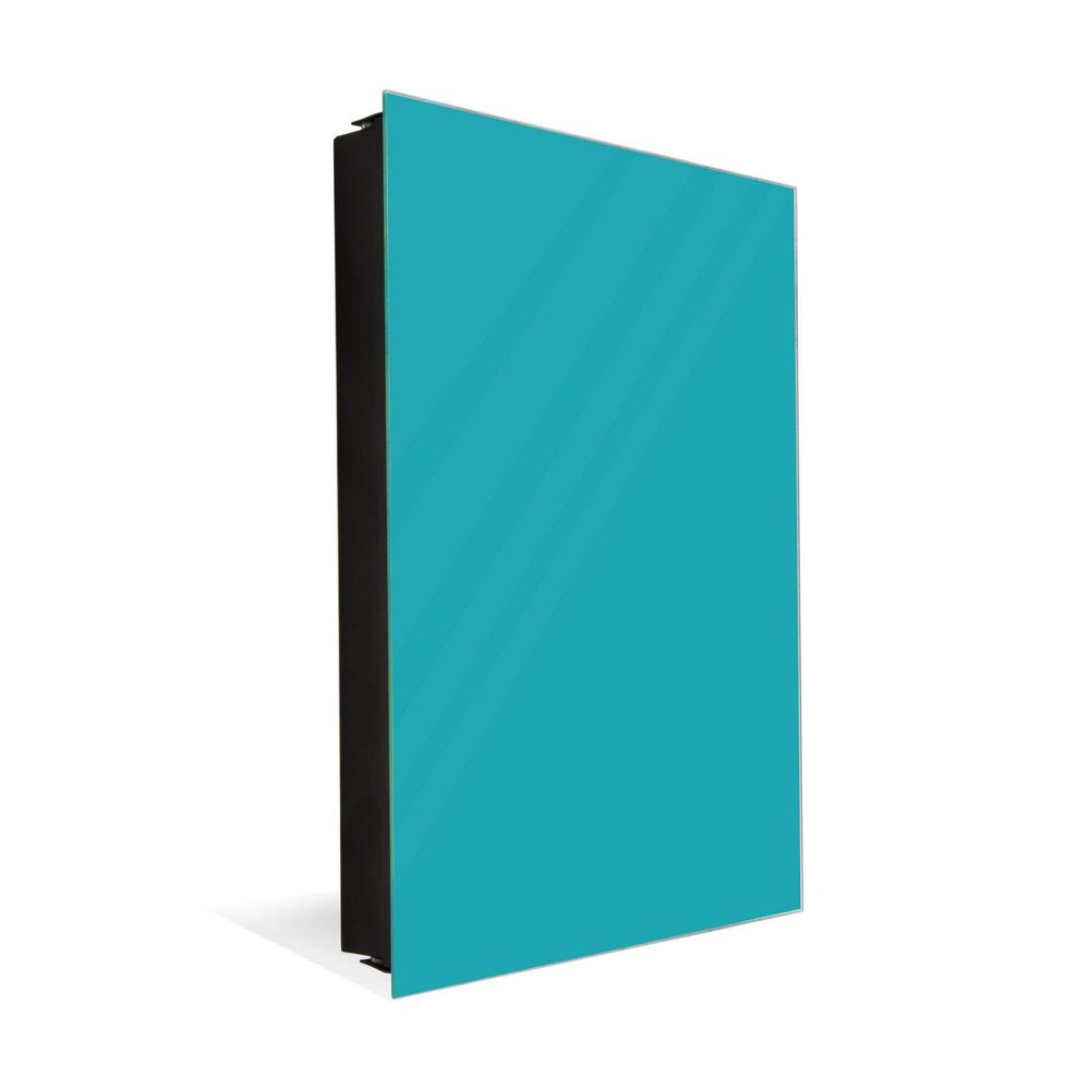 Concept Crystal Key Cabinet Storage Box with Frameless Glass White Board K18B Series of Colors
