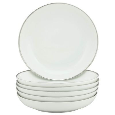 10 Strawberry Street CPSL00036 Silver Line Coupe Soup Plate, 8",