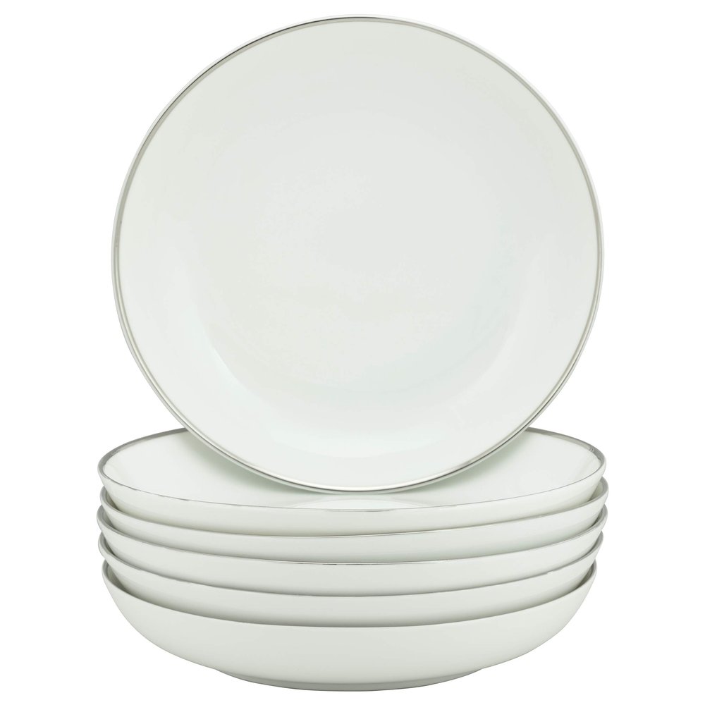 10 Strawberry Street CPSL00036 Silver Line Coupe Soup Plate, 8",