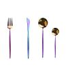 Flatware Sets Knife Fork Spoon Cutlery Sets Colorfully Silverware Set Mirror Polished -16 pieces set view 1
