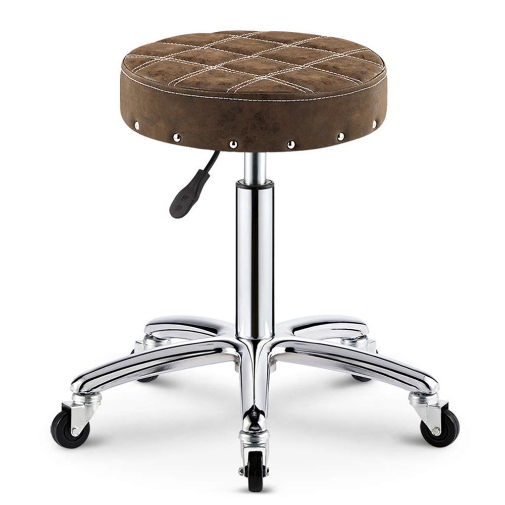 RXBFD Swivel Office Chairs, Adjustable Height Rolling Stool/Swivel Stool, Ergonomic Design, for Restaurant/Office/Counter/Family
