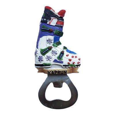 3D Boots Kaprun Austria Refrigerator Fridge Magnet Tourist Souvenirs Handmade Resin Craft Magnetic Stickers Home Kitchen Decoration Travel Gift