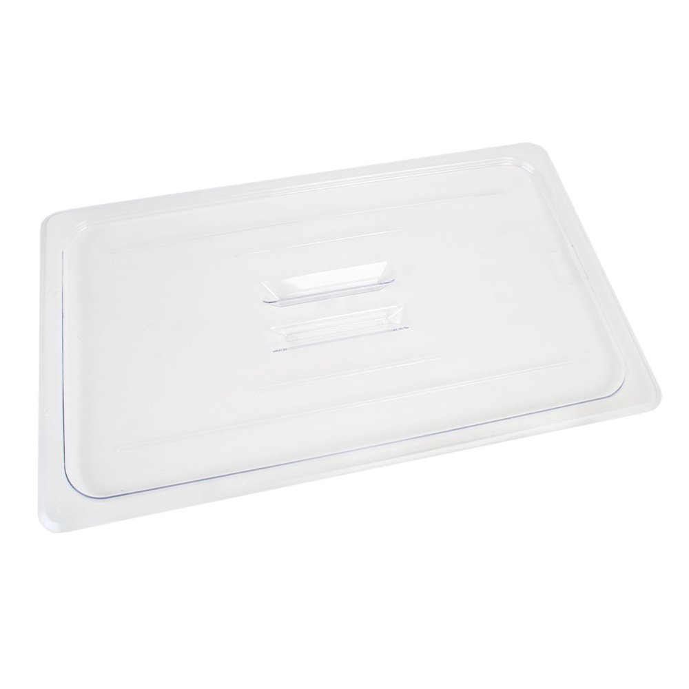 Restaurant Essentials Full size solid cover for polycarbonate food pan, comes in each