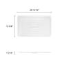 Restaurant Essentials Full size solid cover for polycarbonate food pan, comes in each view 2