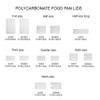 Restaurant Essentials Full size solid cover for polycarbonate food pan, comes in each view 4