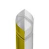 100pcs Frosted Clear Window Stand Up Colored Metallic Foil Resealable Zipper Seal Bags (Gold, Standup | 2oz) view 4