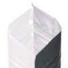 100pcs Frosted Clear Window Stand Up Colored Metallic Foil Resealable Zipper Seal Bags (Black, Standup | 3.5oz) view 3