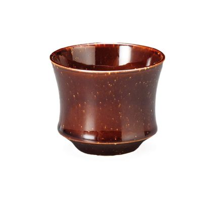 Yamakiikai G-319 Teacup Tea, 4.3 fl oz (110 cc), Roasted Tea Cup with Plenty of Kori Candy Glaze, Teacup