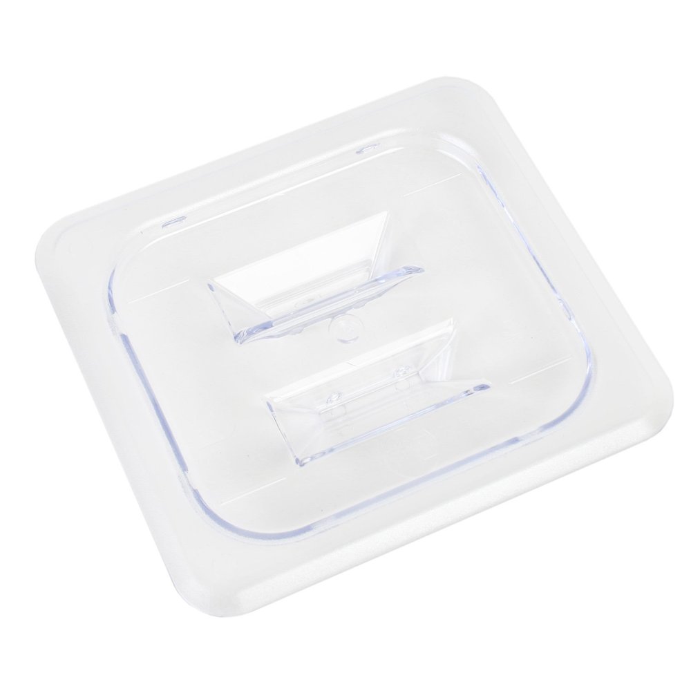 Restaurant Essentials Sixth size solid cover for polycarbonate food pan, comes in each