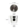 Restaurant Essentials 11 quart inset pan, comes in each view 2