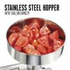 Weston Metal Tomato Strainer, 1 Gallon Hopper, Stainless Steel view 2