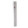 Art Judaica Jewish Mezuzah Case for Door - Aluminum Silver Matte Design - Fits a 15 Centimeter Kosher Scroll view 1