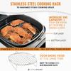 Air Fryer Accessories Compatible with Ninja Foodi Grill 5 in 1, Instant Pot, Gourmia, Chefman, Power Vortex, PowerXL Grill + More, Air Fryer Rack, Cheat Sheet Guides, Air Fryer Liners view 3