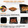 Air Fryer Accessories Compatible with Ninja Foodi Grill 5 in 1, Instant Pot, Gourmia, Chefman, Power Vortex, PowerXL Grill + More, Air Fryer Rack, Cheat Sheet Guides, Air Fryer Liners view 4
