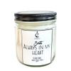 Custom name Mason Personalized Candle Your Own Words Phrase Scented Gift Jar Soy Birthday jar pillar Gift Scented Custom Anniversary Birthday 100% Natural Soy Wax Sage view 2