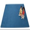 Carpets for Kids 5146.4000 KIDply Soft Solids Collection Carpet in Denim Blue 4ft x 6ft Rectangle Blue view 1