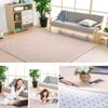 Coral Velvet Area Rugs Play Mat Carpet Crawling Mat for Nursery Baby Toddler Children Kids Room, Yoga Mat Exercise Pads (Brown, 6.6 ft x 6.6 ft) view 2