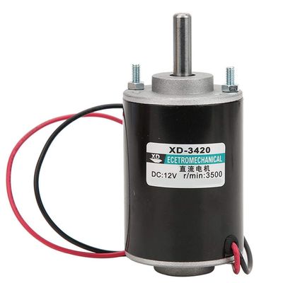 DC Permanent Magnet High Speed Motor,XD-3420 12/24V 30W CW/CCW Large Torque for Small Cutting Bench Grinding Machine Medical Equipment and Other Mechanical Equipment(12V3000rpm)